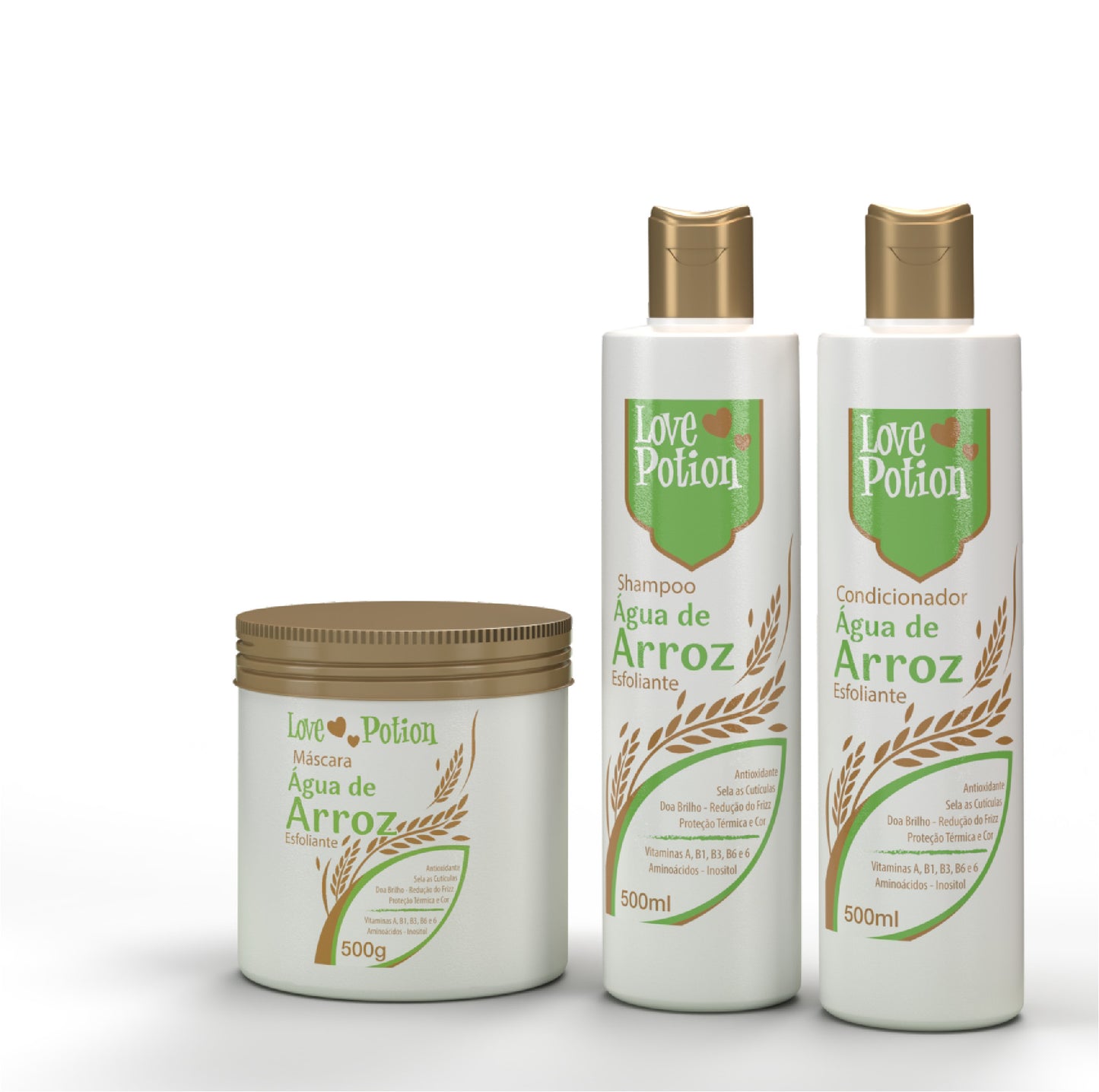 Set Aqua de Arroz 3*500ml