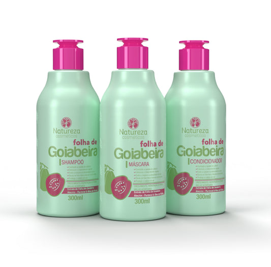 Brazilian Guava Leaf Goiaba Misturizing Home Care Kit 3x300