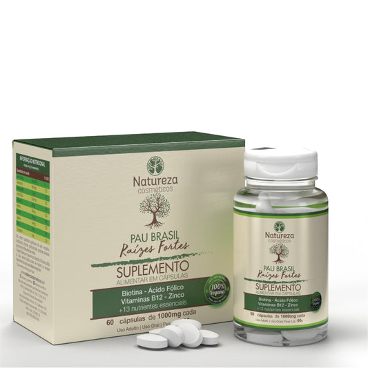 Brazilian Wood Pau Brasil Vitamins Supplement capsules 60x1000mg