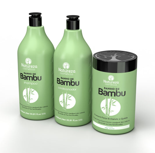Banho de bambu hair set 3*1L – Natureza Cosmetics