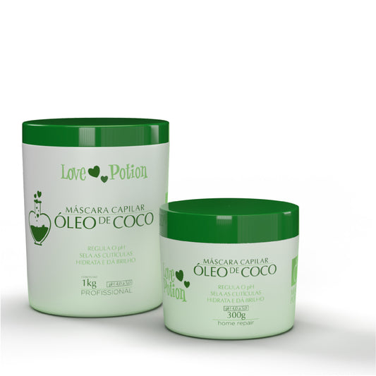Brazilian Professional Coconut Oil Hair Treatment Mask 300g - Love Potion
