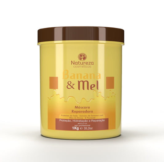 Banana & Honey Nature Repairing Ricino Silk D-Panthenol Hair Mask 1Kg