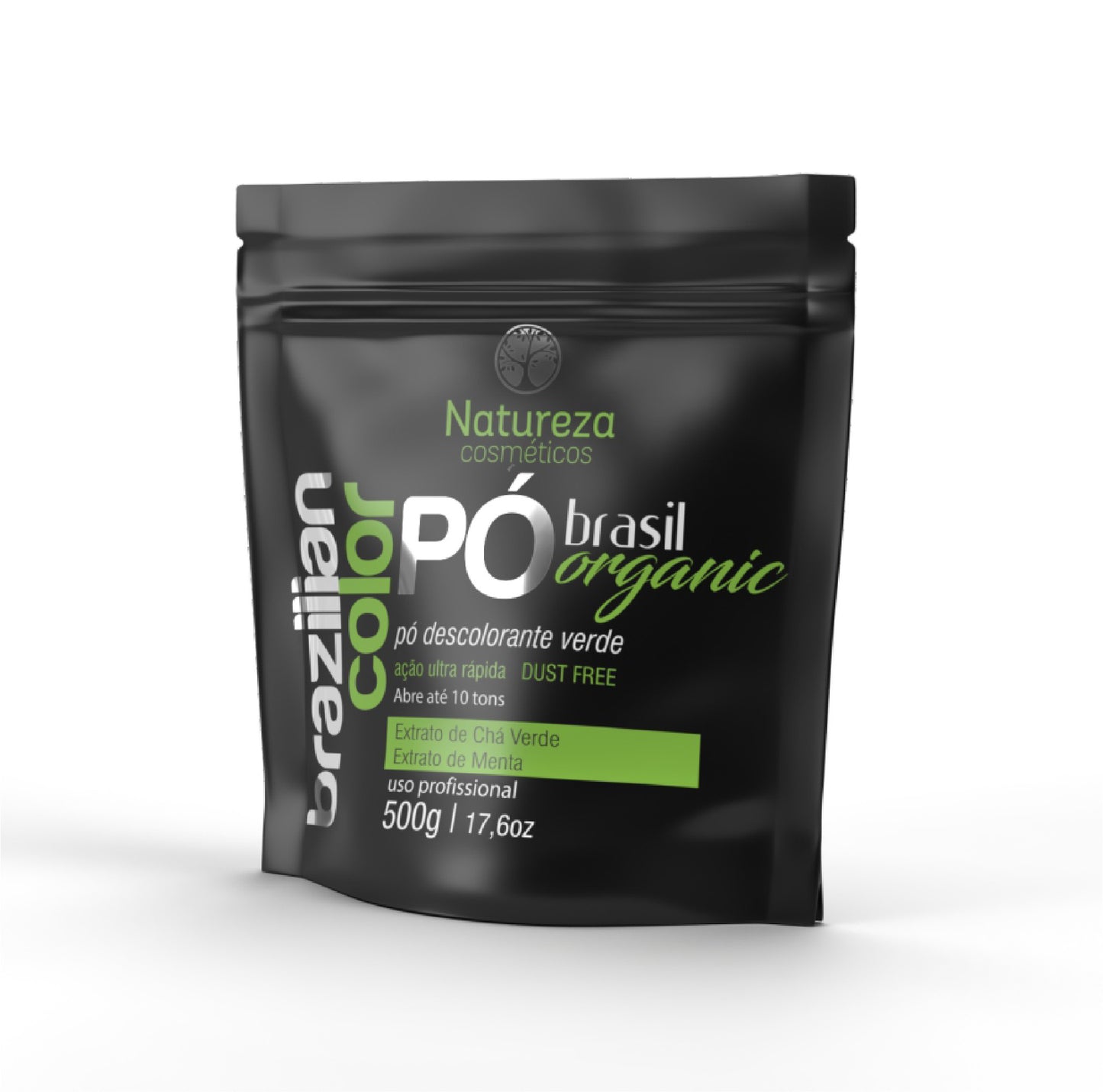 Brazilian Color Dust Free Green Organic Hair Bleaching Powder 500g